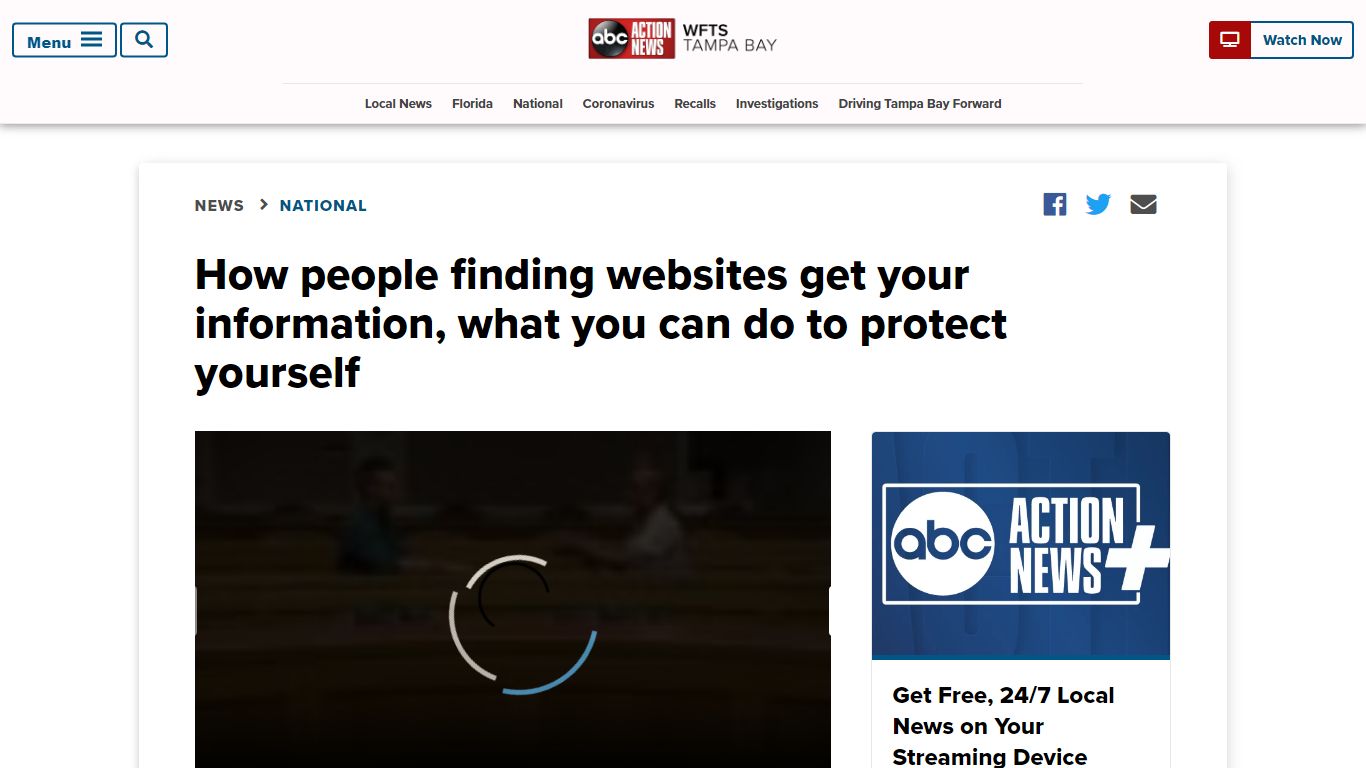 How people finding websites get your information